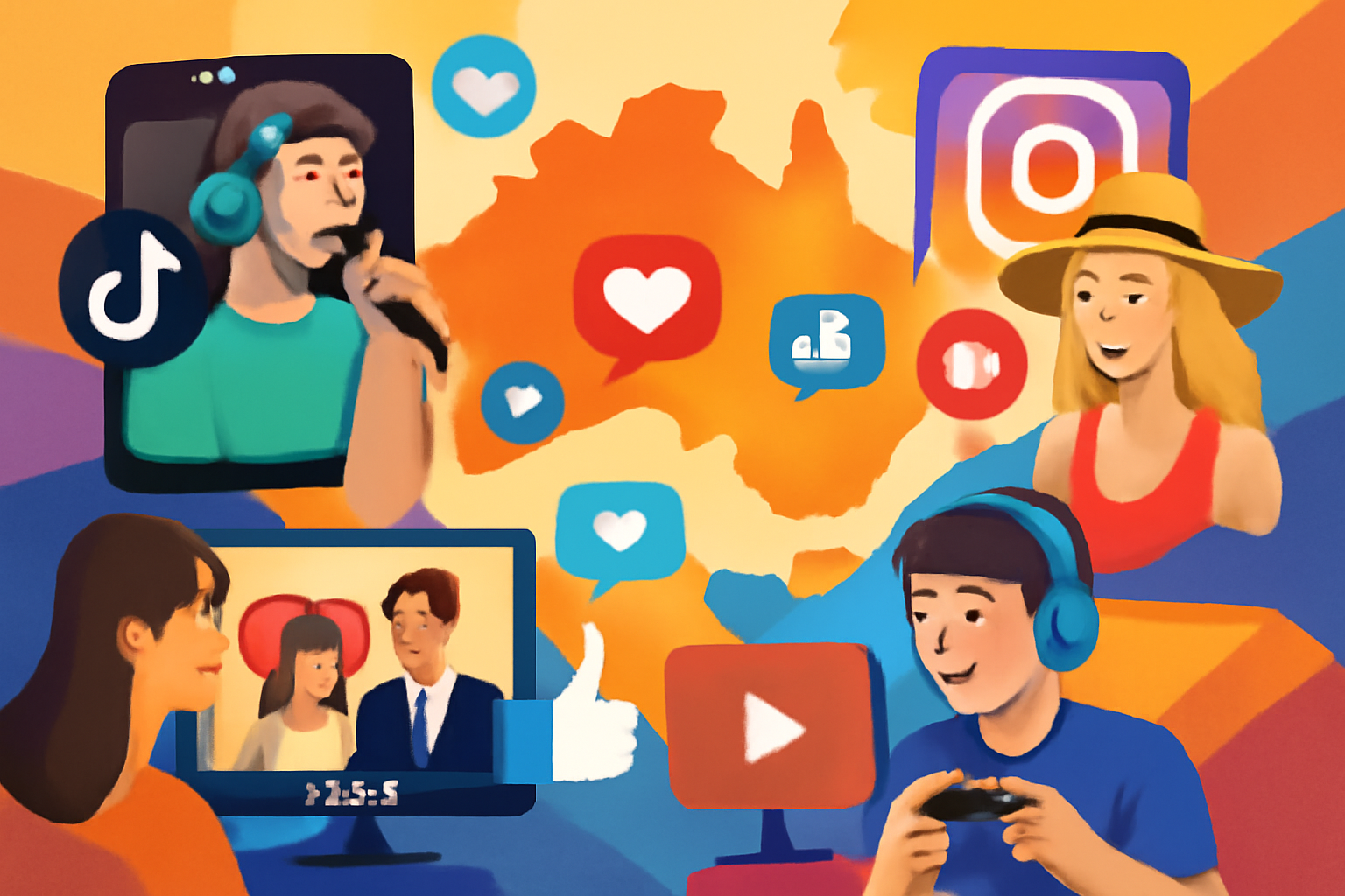 How Social Media Shapes Entertainment Trends in Australia