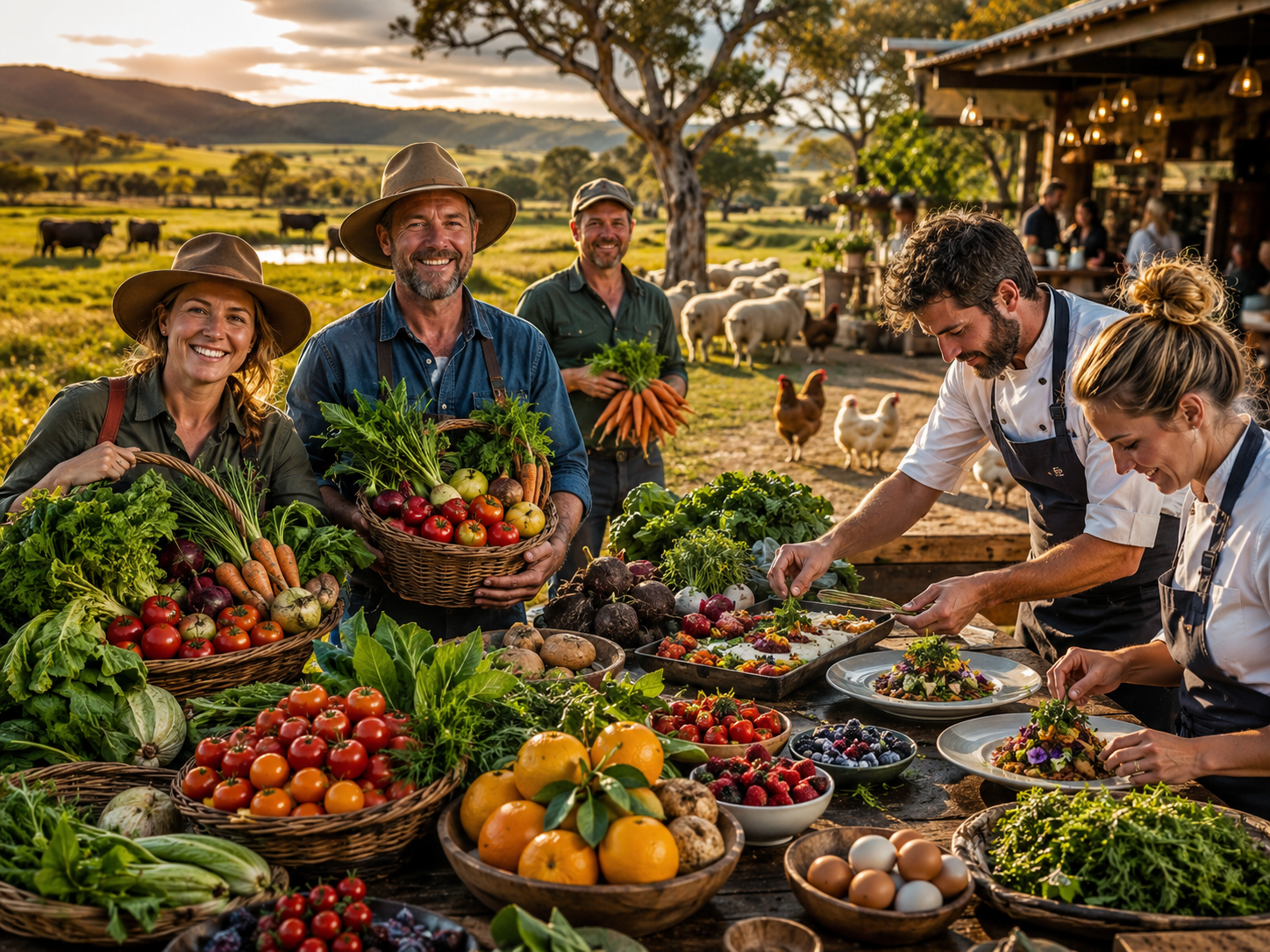 The Impact of Local Agriculture on Australian Gastronomy